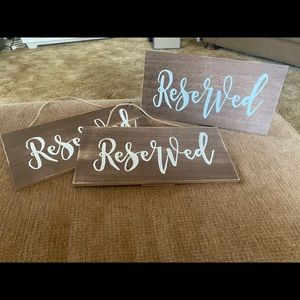 Wedding signs